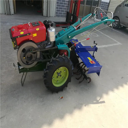 8hp12hp 15hp 18hp 20hp 22hp Farm mini diesel motocultor Power Tiller Two Wheel Mini Walking hand tractor prices for sale product