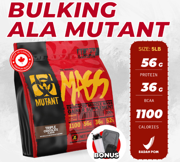 Mutant Mass Gainer 5lb -Vanila