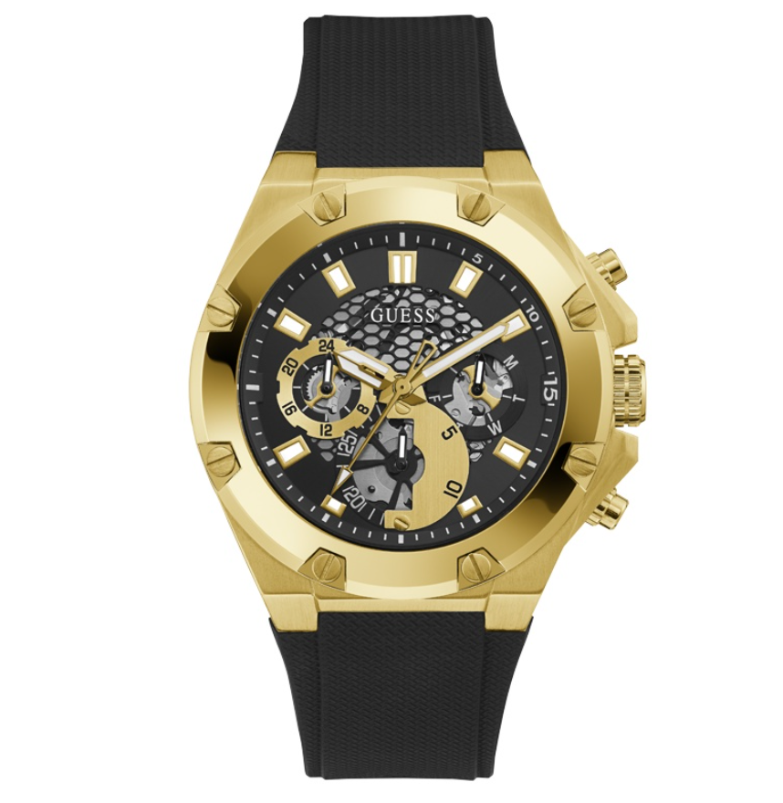 Guess Watch Black THIRD GEAR - GW0334G2