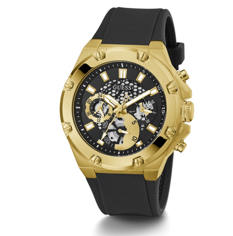 Guess Watch Black THIRD GEAR - GW0334G2