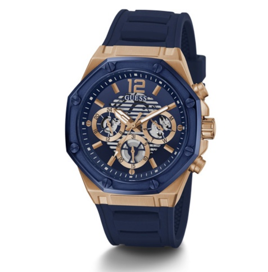 Jam Tangan Pria Guess Watch Blue MOMENTUM - GW0263G2