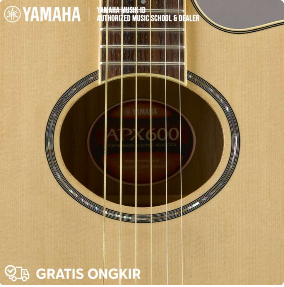 Yamaha APX600 APX 600 APX-600 Gitar Akustik Elektrik ( Original )