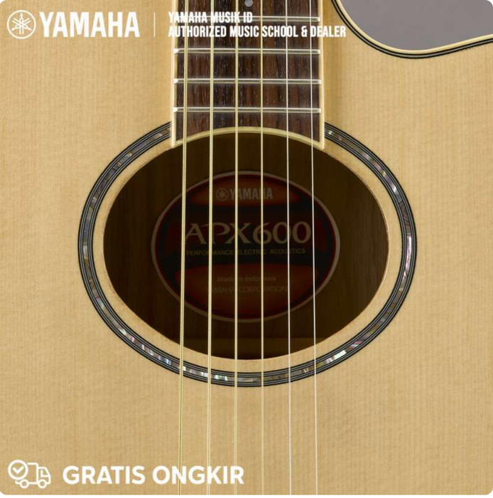 Yamaha APX600 APX 600 APX-600 Gitar Akustik Elektrik ( Original )