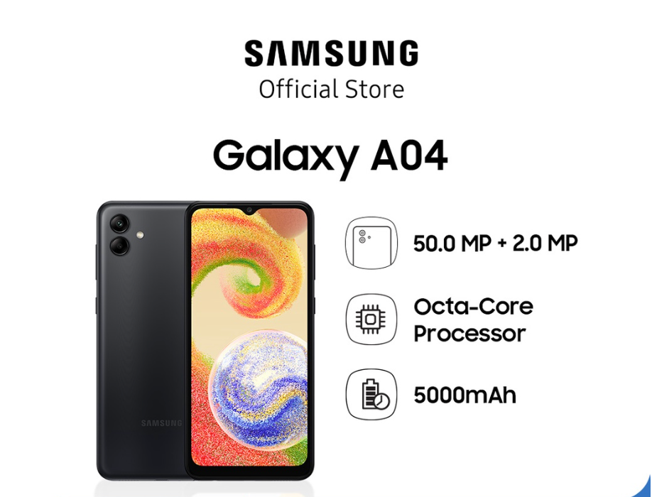 Samsung Galaxy A04 4/64GB - Black