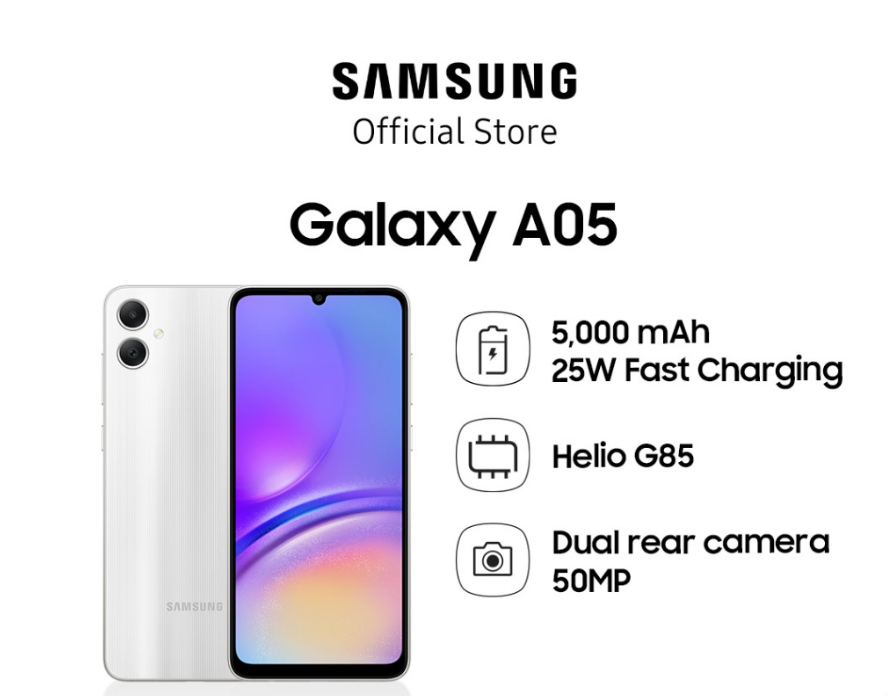 Samsung Galaxy A05 4/64GB - Silver
