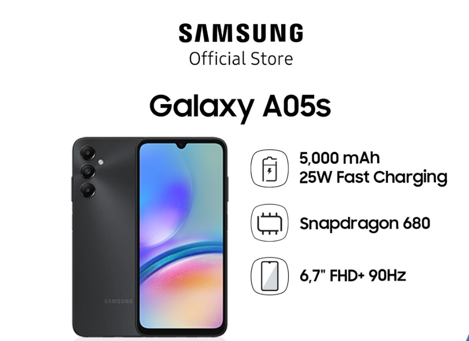 Samsung Galaxy A05s 6/128GB - Black