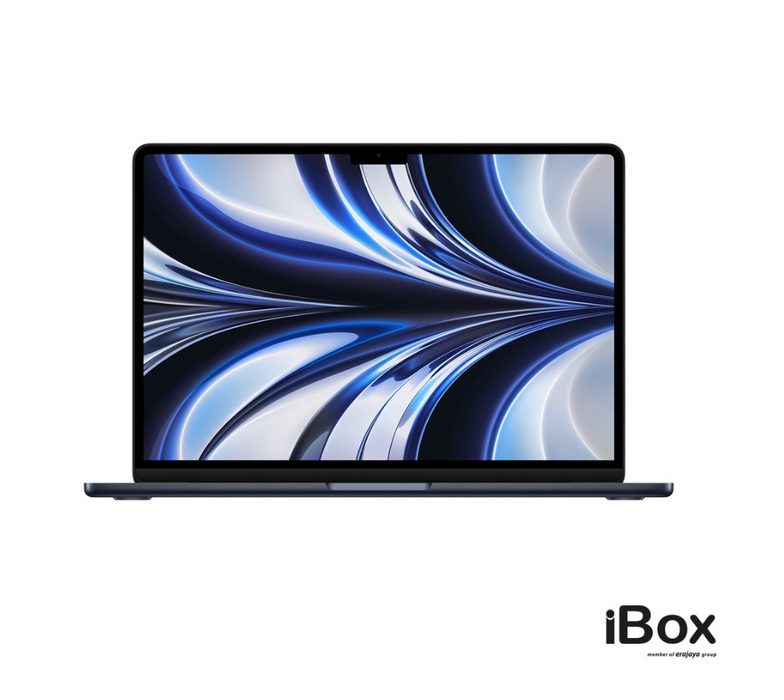 Apple MacBook Air (13.6 inci, M2, 2022) 8C CPU, 8C GPU, 256GB, Midnight