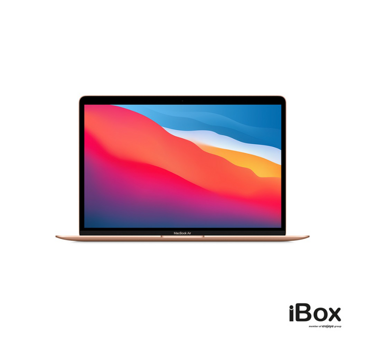 Apple MacBook Air (13.3 inci, M1 2020) 8GB RAM, 256GB SSD, Gold