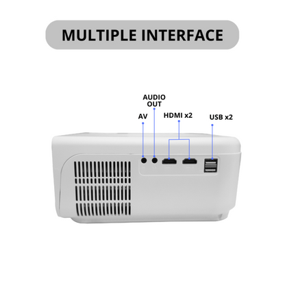 Proyektor Cheerlux C50 Android Wifi Bluetooth Auto Focus 4000 Lumens 1080P FHD | Projector Cheerlux C50 Android Wifi Mirroring Ke HP