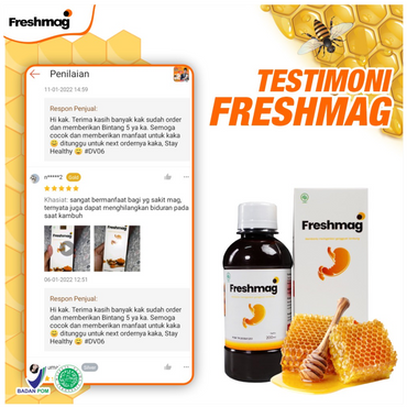 Madu Freshmag 5x Lebih Efektif Sembuhkan Asam Lambung , Maag dan Gerd