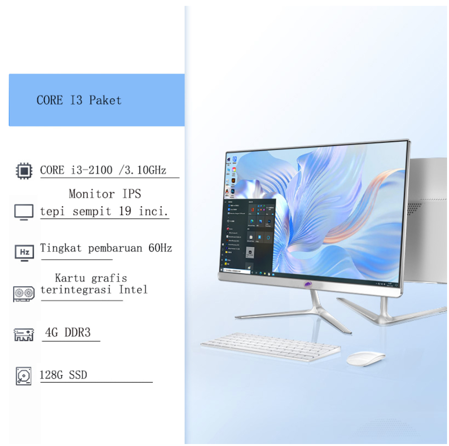 Komputer All-in-One Baru dengan Prosesor Intel Core i3/Core i5