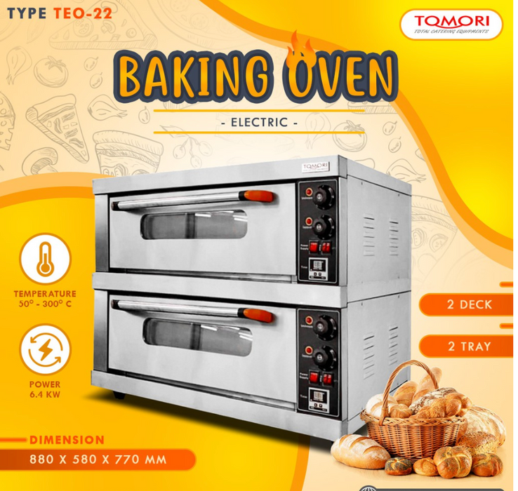 Baking Oven Electric Oven Listrik Tomori TEO 22