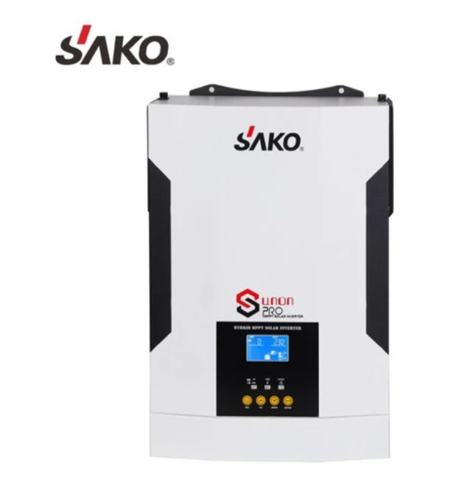 SAKO Hybrid Inverter 3500W - MPPT 100A Pure Sine Wave UPS 3.5KW 24V