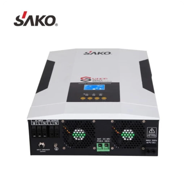 SAKO Hybrid Inverter 3500W - MPPT 100A Pure Sine Wave UPS 3.5KW 24V