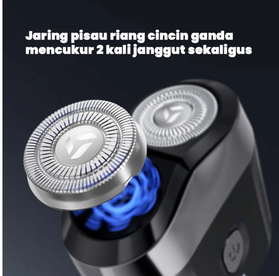 Alat Cukur Jenggot Elektrik Waterproof Alat Shaving