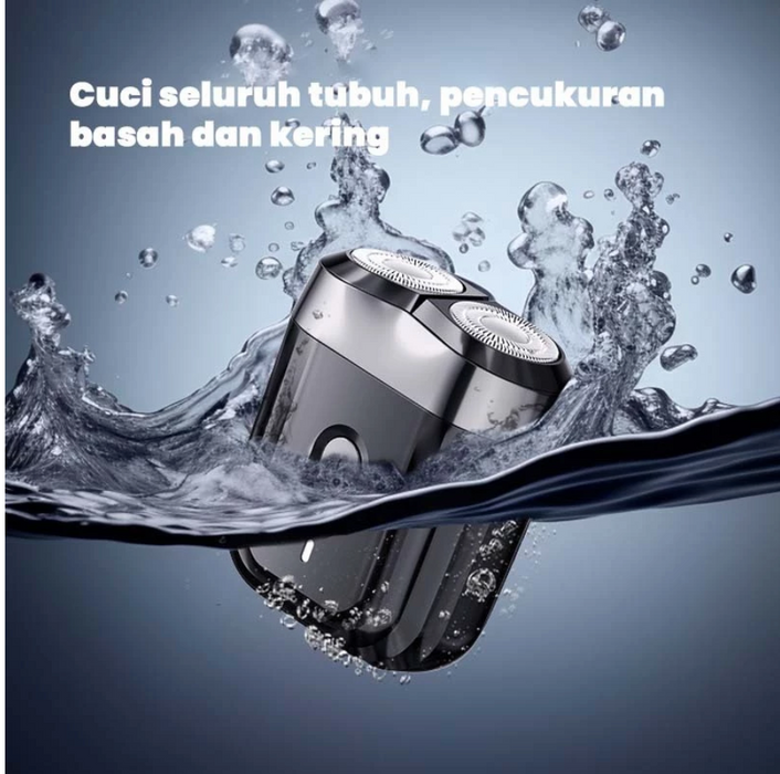 Alat Cukur Jenggot Elektrik Waterproof Alat Shaving