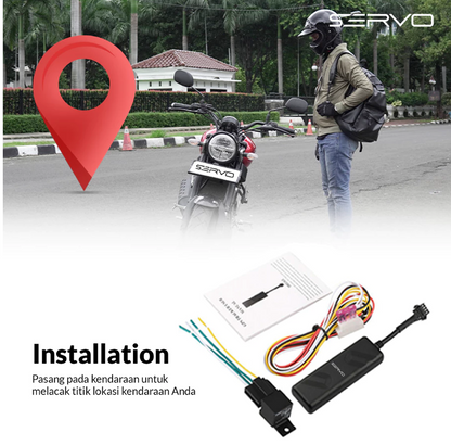 GPS Tracker TK205 Pelacak Lokasi GPS Mini Kendaraan GPS Motor dengan Sistem Aplikasi Real Time