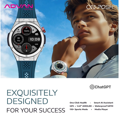 ADVAN Smartwatch On Posh GPS Smart Ai Waterproof