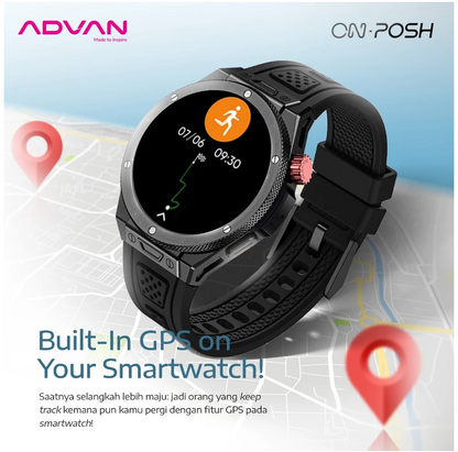 ADVAN Smartwatch On Posh GPS Smart Ai Waterproof