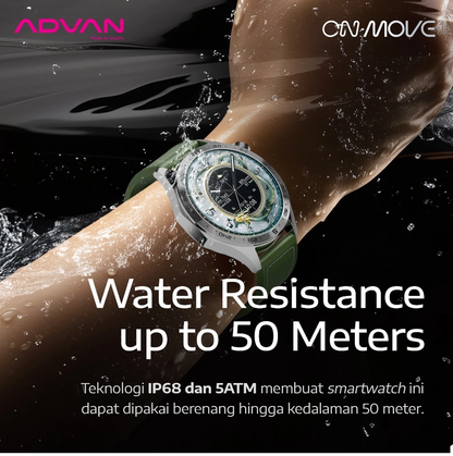 ADVAN Smartwatch On Move GPS Ai Waterproof