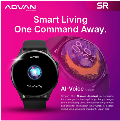 ADVAN Smartwatch SR Ai Waterproof IP68