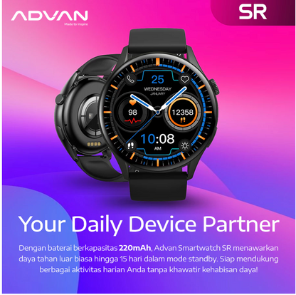 ADVAN Smartwatch SR Ai Waterproof IP68