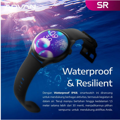 ADVAN Smartwatch SR Ai Waterproof IP68