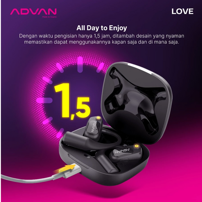 ADVAN TWS Open Ear Earphone Bluetooth