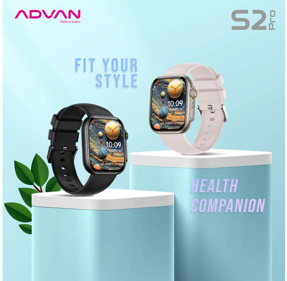 ADVAN Smartwatch S2 Pro AMOLED 1.95" Ai