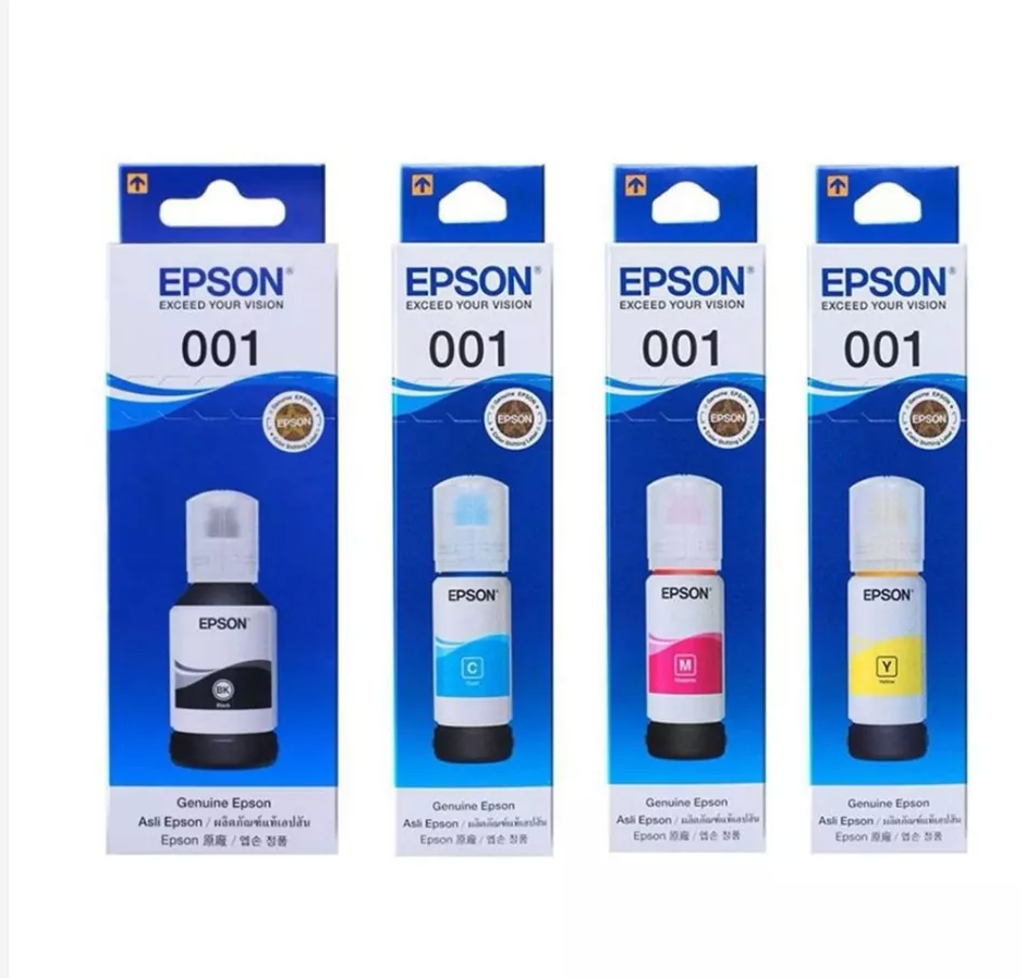 Tinta Epson 001 T001 T-001 T 001 COLOR T03Y - For L4150 L4160 L4260 L6160 L6260 L6170 L6270 L6190 L6290 L14150 Original