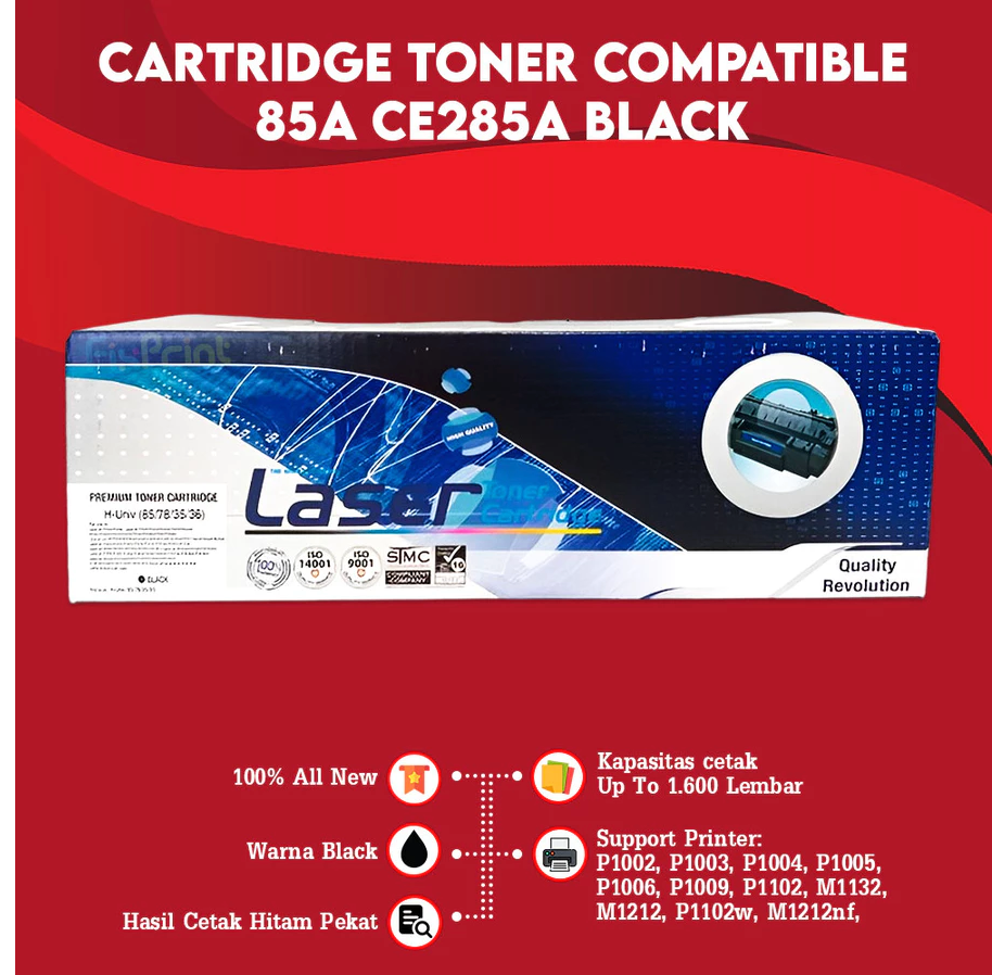 Cartridge Toner Compatible 85A CE285A 35A CB435A Cn 325 326 725 Universal Refill H-85A Printer Laserjet P1002 P1003 P1102 M1132