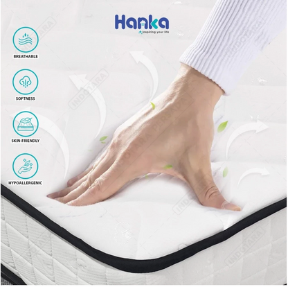 Kasur Spring Bed Tebal 21cm Empuk & Nyaman Free Bantal