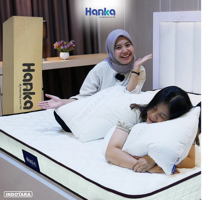 Kasur Spring Bed Tebal 21cm Empuk & Nyaman Free Bantal