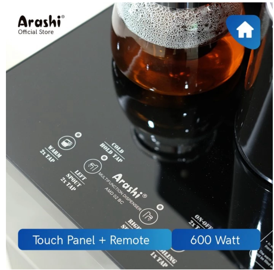 Arashi Dispenser Galon Bawah Digital Panas Dingin Normal