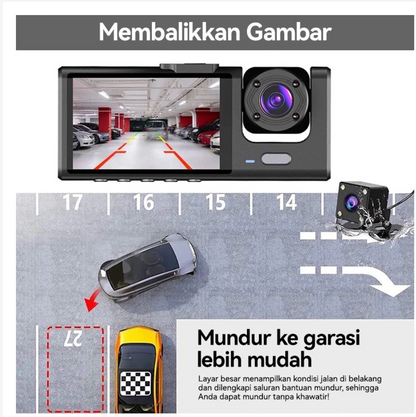 Dashcam Mobil 1920P Gratis 128GB Sistem Suara Cerdas WIFI Dan GPS Versi Night Vision Multifungsi Kamera Parkir