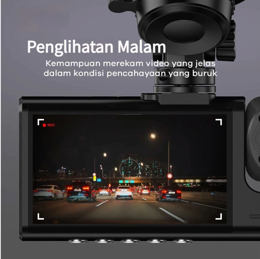 Dashcam Mobil 1920P Gratis 128GB Sistem Suara Cerdas WIFI Dan GPS Versi Night Vision Multifungsi Kamera Parkir