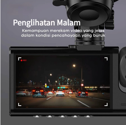 Dashcam Mobil 1920P Gratis 128GB Sistem Suara Cerdas WIFI Dan GPS Versi Night Vision Multifungsi Kamera Parkir