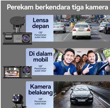 Dashcam Mobil 1920P Gratis 128GB Sistem Suara Cerdas WIFI Dan GPS Versi Night Vision Multifungsi Kamera Parkir