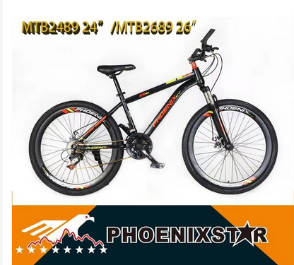 Sepeda MTB UKURAN 20 / 24 / 26 NEW PHOENIX NP 2706 CAKRAM MURAH / SEPEDA GUNUNG UKURAN 20 / 24 / 26 NEW PHOENIX NP 270
