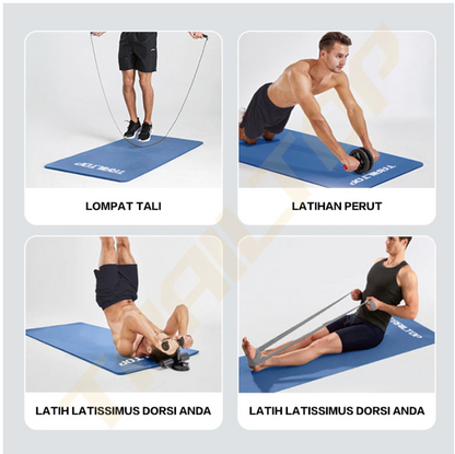 TrailTop Matras Yoga Premium Anti Slip Matras Olahraga Yoga Mat Karpet Olahraga Workout 8/10mm