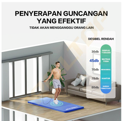 TrailTop Matras Yoga Premium Anti Slip Matras Olahraga Yoga Mat Karpet Olahraga Workout 8/10mm