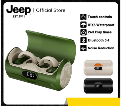 eep EW011 TWS Headphone Nirkabel Bluetooth Earphone Bluetooth 5.3 Bass Headset Musik Olahraga Tahan Air dengan Mikrofon Speaker