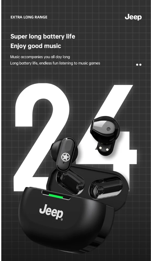 eep EW011 TWS Headphone Nirkabel Bluetooth Earphone Bluetooth 5.3 Bass Headset Musik Olahraga Tahan Air dengan Mikrofon Speaker