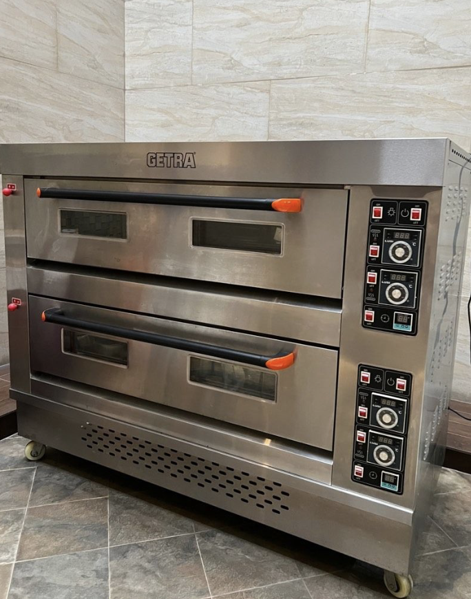 Oven Gas GETRA RFL-24GD Oven 2 Deck 4 Tray Pemanggang Kue Roti RFL 24GD Garansi Resmi