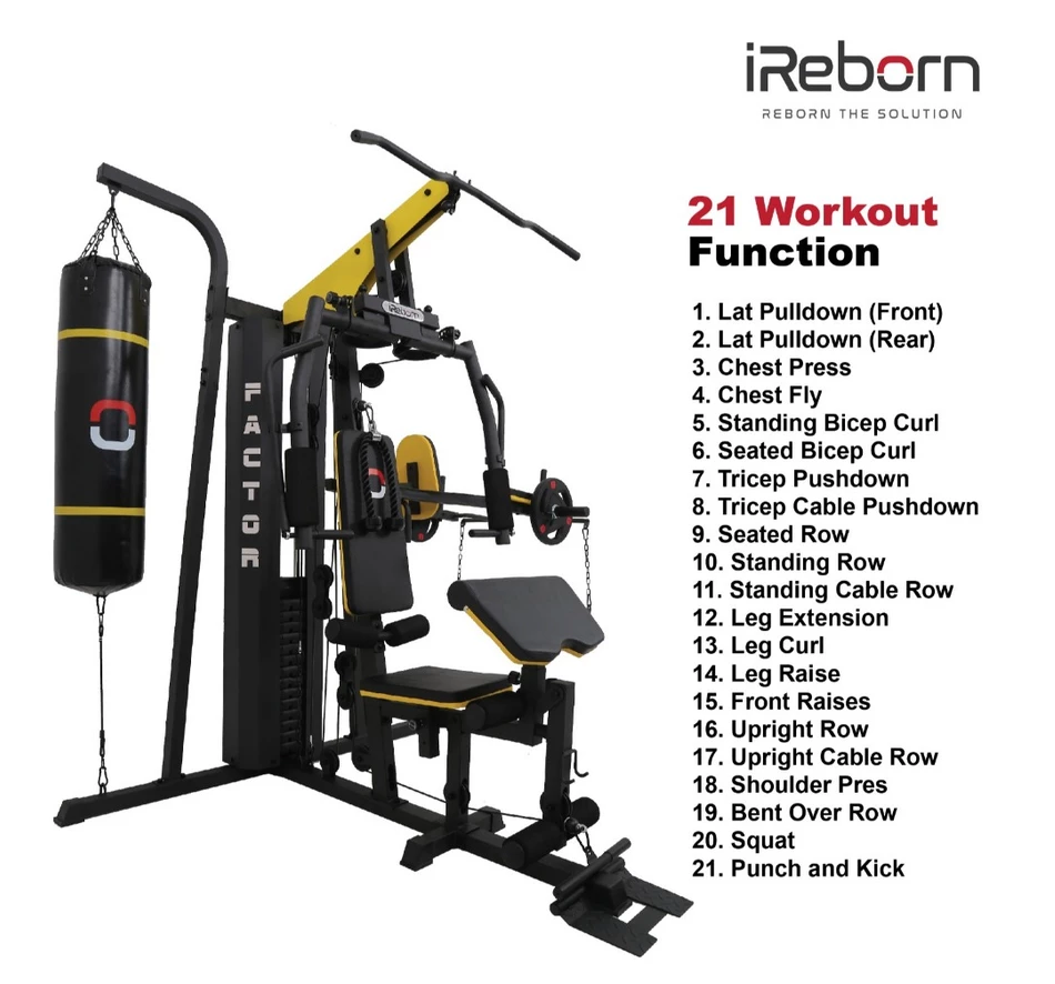 Fitness Home Gym 3 Side 150LBS Factor