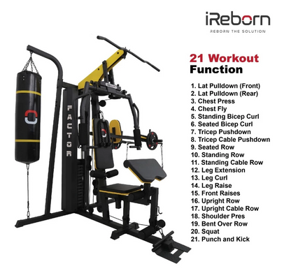 Fitness Home Gym 3 Side 150LBS Factor