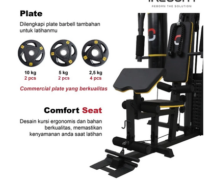 Fitness Home Gym 3 Side 150LBS Factor