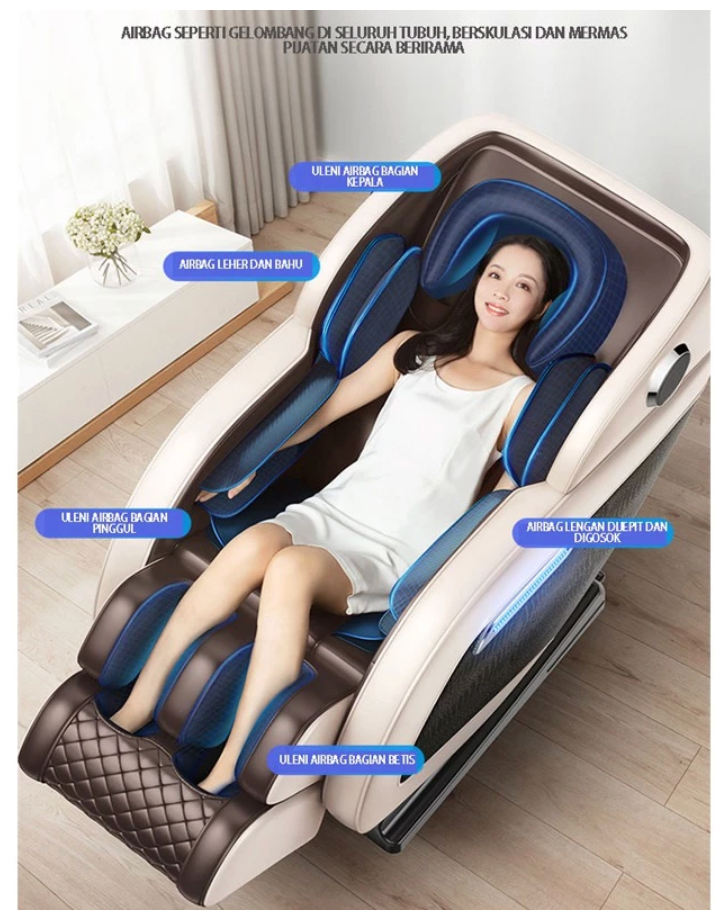 Kursi Pijat Mewah Otomatis Sofa Pijat Listrik Canggih Pijat Cerdas / Benbo Kursi Pijat Multifungsi
