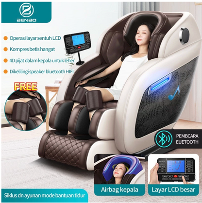 Kursi Pijat Mewah Otomatis Sofa Pijat Listrik Canggih Pijat Cerdas / Benbo Kursi Pijat Multifungsi