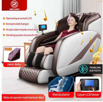 Kursi Pijat Mewah Otomatis Sofa Pijat Listrik Canggih Pijat Cerdas / Benbo Kursi Pijat Multifungsi
